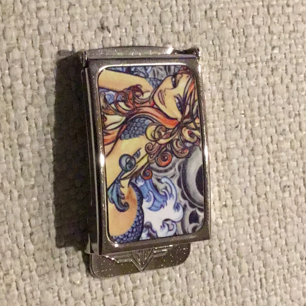 Mermaid belt buckle